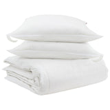 Set di Piumoni con cuscino 3 pcs Bianco Piuma d'anatra