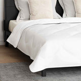 Duvet Invernale con cuscino 3 pcs Bianco Microfibra