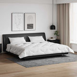 Duvet Invernale con cuscino 3 pcs Bianco Microfibra