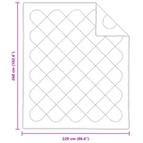 Piumone con Cuscini 3 pcs Bianco Microfibra e Piuma d'Oca
