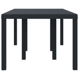 Tavolo da Giardino Antracite 200 x 100 x 73 cm polyrattan