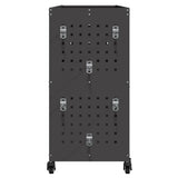 Carrello per Attrezzi con lo scaffale Nero 75 x 35 x 73 cm