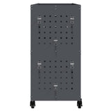 Carrello per Attrezzi con lo scaffale Antracite 75 x 35 x 73 cm