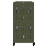 Carrello per Attrezzi con ruota Verde oliva 75 x 35 x 73 cm