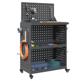 Carrello per Attrezzi con ruota Antracite 65 x 35 x 111 cm