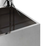 Cassa per cuscini da giardino Acciaio 100 x 50,5 x 50 cm 220