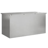 Cassa per cuscini da giardino Acciaio 100 x 50,5 x 50 cm 220