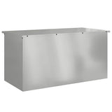 Cassa per cuscini da giardino Acciaio 100 x 50,5 x 50 cm 220
