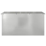 Cassa per cuscini da giardino Acciaio 100 x 50,5 x 50 cm 220
