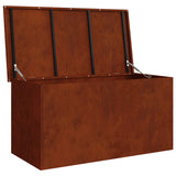 Cassa per cuscini da giardino Acciaio 100 x 50,5 x 50 cm 220