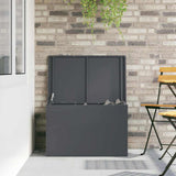 Cassa per cuscini da giardino Acciaio 80 x 50,5 x 50 cm 180