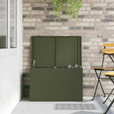 Cassa per cuscini da giardino Acciaio 80 x 50,5 x 50 cm 175 L