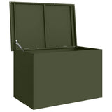 Cassa per cuscini da giardino Acciaio 80 x 50,5 x 50 cm 175 L