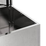 Cassa per cuscini da giardino Acciaio 80 x 50,5 x 50 cm 220