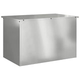 Cassa per cuscini da giardino Acciaio 80 x 50,5 x 50 cm 175 L
