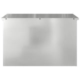 Cassa per cuscini da giardino Acciaio 80 x 50,5 x 50 cm 175 L