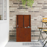 Cassa per cuscini da giardino Acciaio 55 x 50,5 x 50 cm 220
