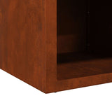 Focolare Ruggine 50 x 50 x 40 cm acciaio corten