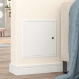 Pannello di Accesso Bianco 30 x 30 cm Acciaio