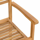 Set da Pranzo per Giardino 7 pcs Marrone Legno di teak solido