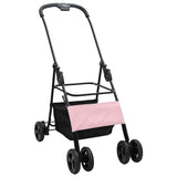 Passeggino pieghevole per animali Rosa 81 x 47 x 99 cm