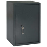 Cassaforte con blocco Grigio scuro 35 x 31 x 50 cm Acciaio