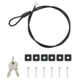 Cassaforte per Auto con blocco Nero 22 x 16 x 7 cm Acciaio