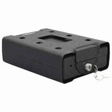 Cassaforte per Auto con blocco Nero 22 x 16 x 7 cm Acciaio