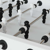 Giocatori di Tavolo da Calcio 24 pcs Nero e Bianco HIPS