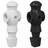 Giocatori di Tavolo da Calcio 24 pcs Nero e Bianco HIPS