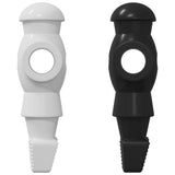 Giocatori di Tavolo da Calcio 24 pcs Nero e Bianco HIPS