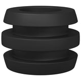 Tavolo da Calcio Paracolpi 3 x 3 x 2 cm Asta 16 pcs Nero