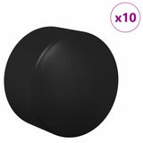 Tappi per tavoli da calciobalilla 10 pcs Nero PP