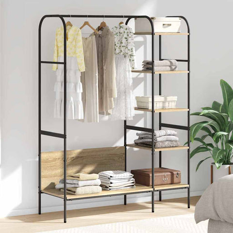 Stendibiancheria Marrone 120 x 44 x 160 cm Legno truciolato