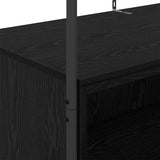 Stendibiancheria Nero 100 x 44 x 160 cm Legno truciolato