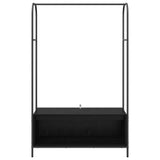 Stendibiancheria Nero 100 x 44 x 160 cm Legno truciolato