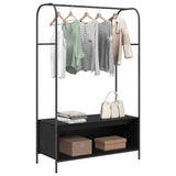 Stendibiancheria Nero 100 x 44 x 160 cm Legno truciolato