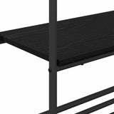 Stendibiancheria Rovere Nero 60 x 30 x 171 cm Legno truciolato