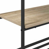 Stendibiancheria con lo scaffale Rovere Sonoma 60 x 30 x 171 cm
