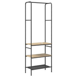 Stendibiancheria con lo scaffale Rovere Sonoma 60 x 30 x 171 cm
