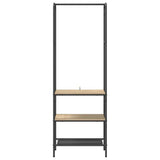 Stendibiancheria con lo scaffale Rovere Sonoma 60 x 30 x 171 cm