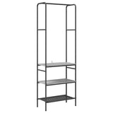 Stendibiancheria con lo scaffale Grigio sonoma 60 x 30 x 171 cm