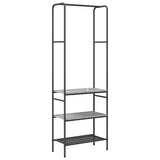 Stendibiancheria con lo scaffale Grigio sonoma 60 x 30 x 171 cm