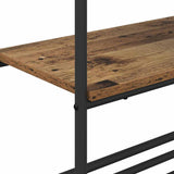 Stendibiancheria con lo scaffale Legno vecchio 60 x 30 x 171 cm