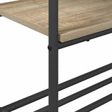 Ripiano per vestiti con mensole rovere sonoma 77 x 30 x 171 cm