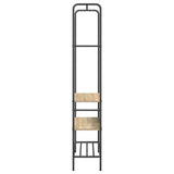 Ripiano per vestiti con mensole rovere sonoma 77 x 30 x 171 cm