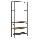 Ripiano per vestiti con mensole Legno vecchio 77 x 30 x 171 cm