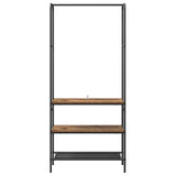 Ripiano per vestiti con mensole Legno vecchio 77 x 30 x 171 cm