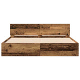 Struttura del letto Legno vecchio 203 x 185 x 70 cm