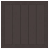 Set da Pranzo per Giardino 5 pcs Marrone Polipropilene